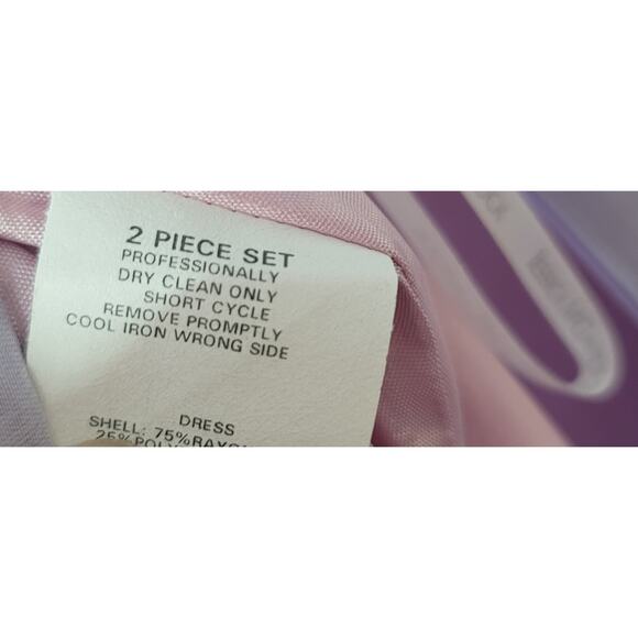 Jessica McClintock- Girl's formal Dress with Cardigan- Purple- size 10 - Picture 9 of 10